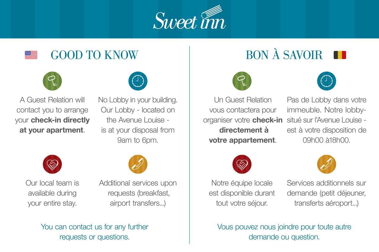 Sweet Inn Apartments-Eu Parliament Bruxelles Eksteriør billede